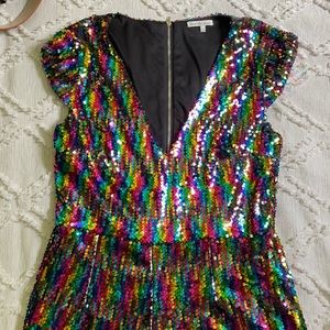 Sequin romper like new